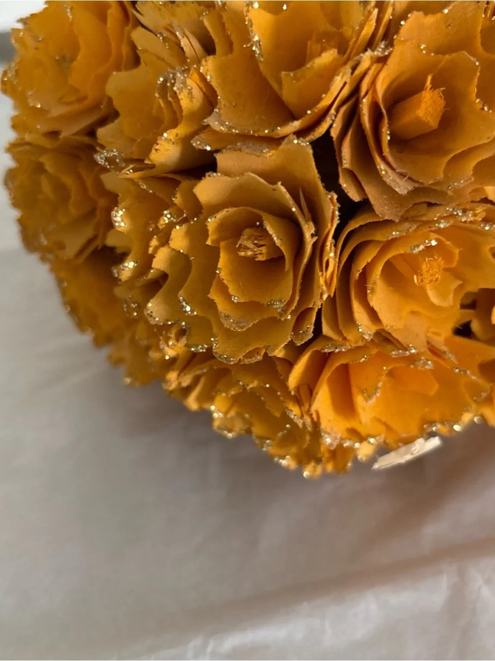 Shaved Wood Light Orange Pumpkin